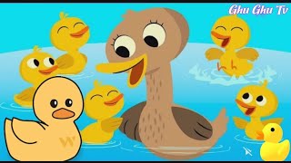 Five Little Ducks Kids English Rhyme By