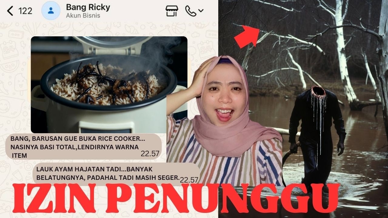 IZIN PENUNGGU!!!😱 | CHAT HISTORY HORROR INDONESIA