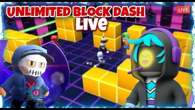 LIVE DE STUMBLE GUYS AO VIVO PEGANDO WAVE NO BLOCK DASH INFINITO COM  INSCRITOS 