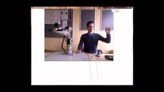 Control katana with the kinect - in Matlab.wmv
