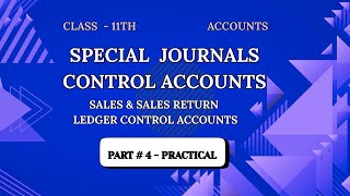 Debtors Control Account explained |How to make Sales ledger Control account |Class 11th