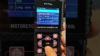 FXTUL M3-A Motorcycle diagnostics scanner screenshot 2