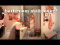I MADE MY BORING BATHROOM FEEL DESIGNER Insane Thrifted Makeover 