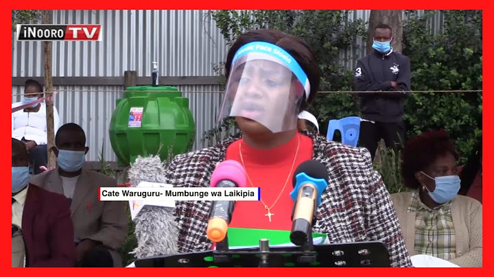 Cate Waruguru kuhoya thirikari itigirire indo iria Akenya marabatara niirendio na thogora mubacirire
