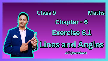 Class 9 Chapter 6 | Ex 6.1 | lines and Angles | Maths | NCERT | By Shivam Sir 