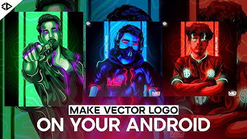 How to make vector logo like Jonathan and scout on Android // Adobe draw tutorial //