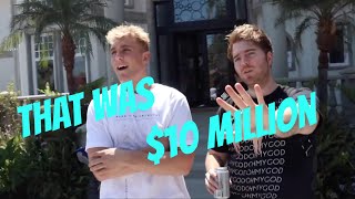 Jake Paul Making Shane Dawson Feel Poor