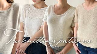 Tee Knitting Patterns for Summer & Spring 🧶 Fingering/Sport Weight
