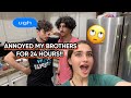 Annoyed my brothers for 24 hours prank