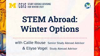 STEM Abroad with CGIS (Advising for Winter 2027)
