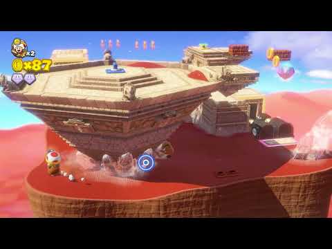 Видео: Локации Captain Toad Gold Mushroom, 1-Up Mushrooms и все решения бонусных задач Treasure Tracker