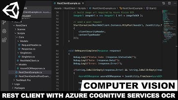 Computer Vision - Unity3d RESTful Web Service With Azure Cognitive Services OCR