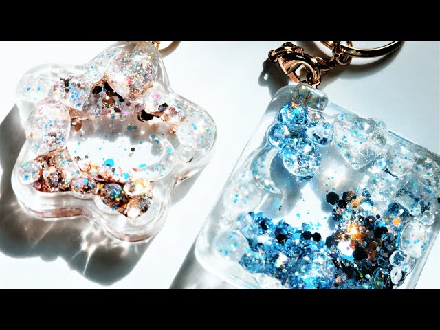 蓄光ホログラム水色スターシェイカーキーホルダー　レジン　シャカシャカ　キラキラ 918fee5e4064ba514be7883650bdf5