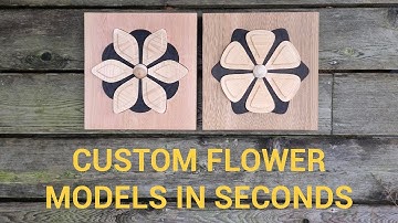Shapeoko Flower Carvings - Design to Manufacturing - Grasshopper to CNC Mill