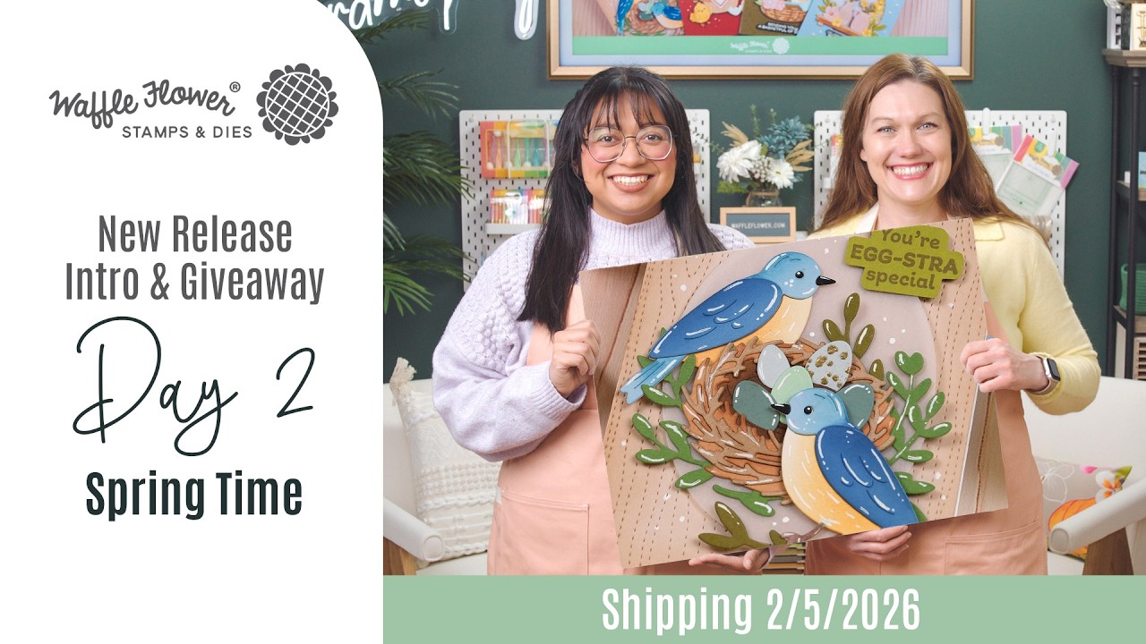 День 2 - Весна - Февральский релиз Waffle Flower