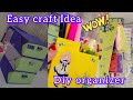 diy paper cabinet🗄️ recycle toothpaste boxes/pen holder😍organiser#new#easy#papercraft#diy#penholder