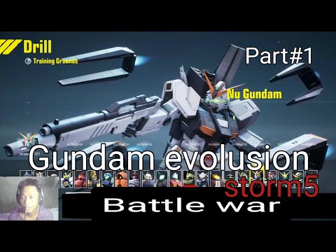 pertempuran Gundam di game Gundam evolusion storm5