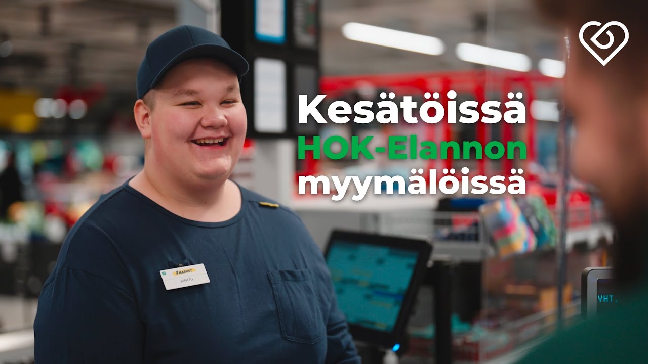 Kesätyö kaupan alalla 🛒☀️ Monipuolisuus ja hyvä porukka innostavat Jonttua 🙌 ⎪HOK-Elanto & Duunitori