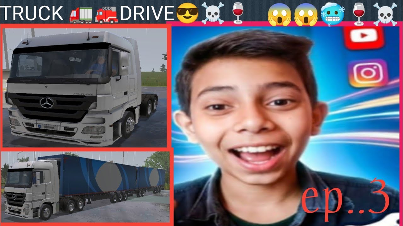 TRUCK SIMULATOR ULTIMATE ##EPISODE. 3. ##SUBSCRIBE🚛🍷☠️😎🚒👈💯✅💖