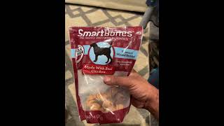 DOG TREATS REVIEW: SMART BONES (no rawhide!)