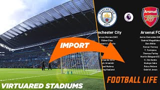 Football Life 2023 | How to Import over 1,000 VirtuaRed Stadiums! Tutorial / Guide