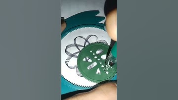 ASMR Oddly Satisfying Spirograph Drawing #satisfyingvideo #satisfying #shortsfeed #shorts #asmr