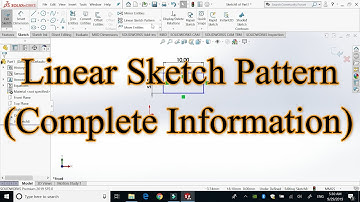 Linear Sketch Pattern Solidworks in Urdu / Hindi for Beginner | Tutorial 27
