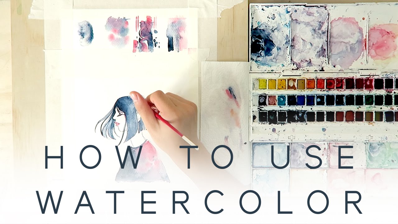 HOW TO USE WATERCOLOR - Introduction Tutorial - YouTube