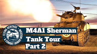 Sherman Tank Tour Part 2 Inside The Driver Position