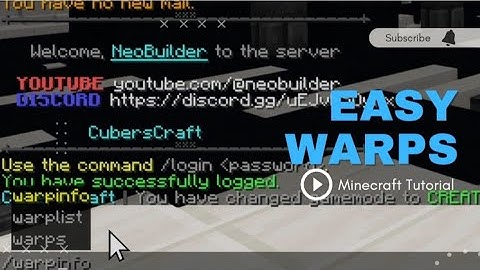 EasyWarps Plugin: Quick and Simple Setup Guide