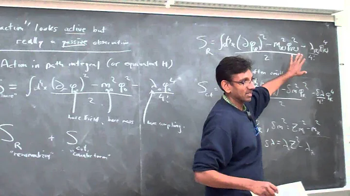 Raman Sundrum - Advanced Quantum Field Theory - 16Apr2013 (1/2)