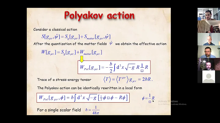 Andrei Zelnikov - Ghost free modification of the Polyakov action and 2D black holes