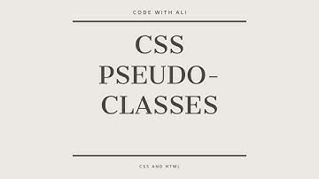 CSS Pseudo-Classes Explained: Add Dynamic Styles to Your Website!