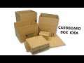 Doable and Very Low Cost SIMPLE DIY ORGANIZERS FOR STORAGE FROM CARDBOARD BOXES| HANDMADE CRAFT
