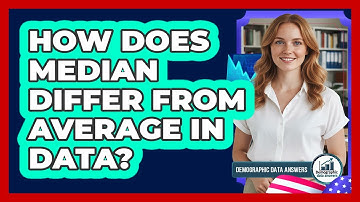 How Does Median Differ From Average In Data?
