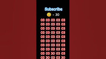 FIND—30 #quiz #challenge #quiztime #memes #facts #find #puzzle #ढूंढो #iqtest #maths