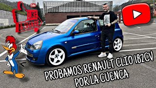 Probamos RENAULT CLIO SPORT 182cv por la SUBIDA A SANTO EMILIANO!!!!!!