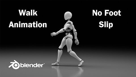 How to Create a Perfect Walk Cycle on a Path in Blender (No Foot Slipping!)