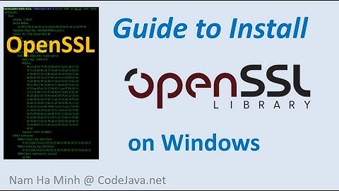 An Easy Guide to Install OpenSSL on Windows