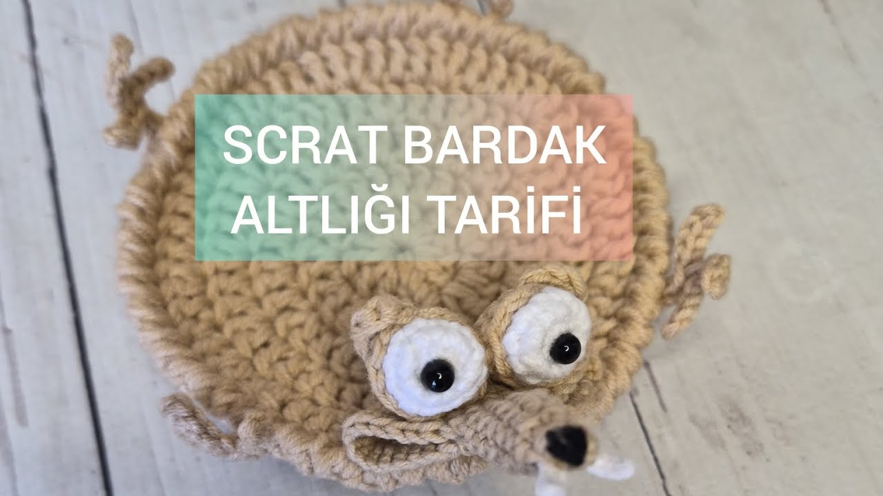SCRAT TARİFİ (DİKİŞLER) #amigurumi #crochet #örgü #crechetscrat 