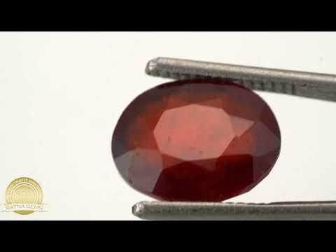 Product Video for: Gomed Stone 7.32 Ratti (6.66 Carat) – Hessonite Stone