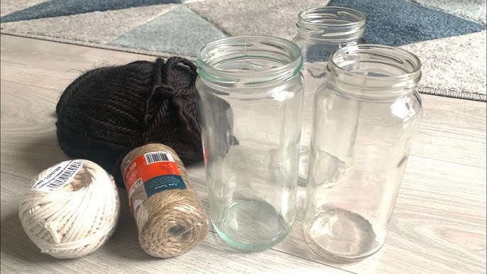 DIY Snowy Mason Jars - One Little Project