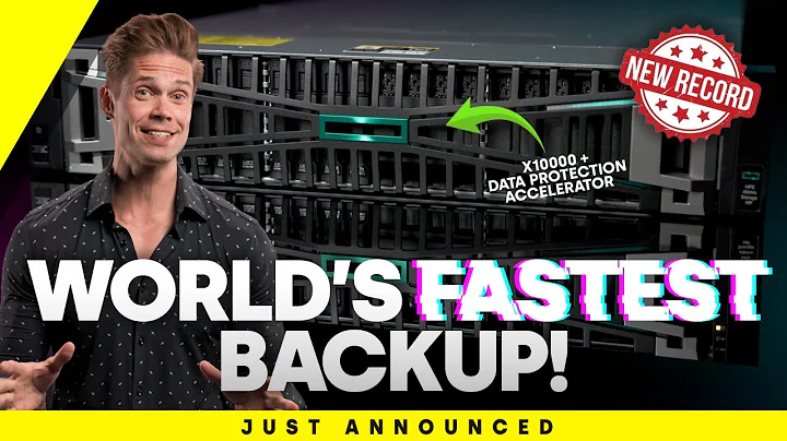The FASTEST backup in the world!? HPE Alletra Storage MP X10000