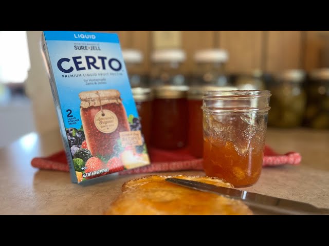 Certo Liquid Pectin Canning Peach Jam