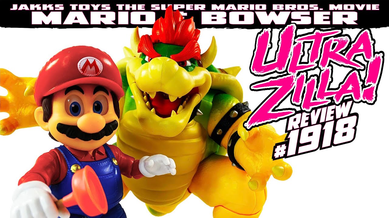 Super Mario Toy Figurine - Super Mario - Mario vs. Bowser