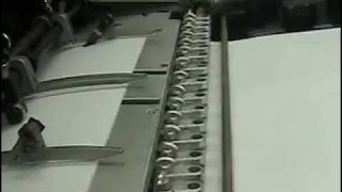 Offset press feeding paper