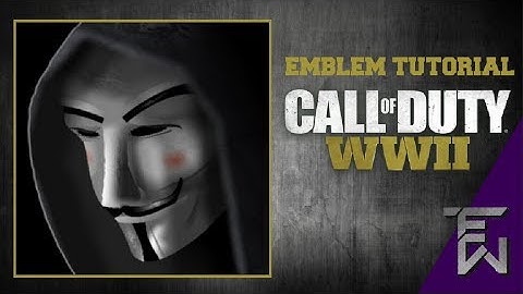 World War 2 Emblem Tutorial | Anonymous Mask (WWII)