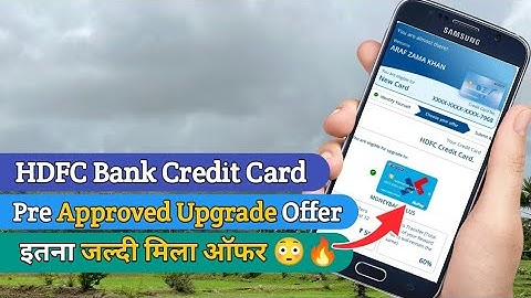 HDFC Bank Credit Card Upgrade Offer इतना जल्दी मिला 🔥 | HDFC Bank Card Upgrade (VD294)