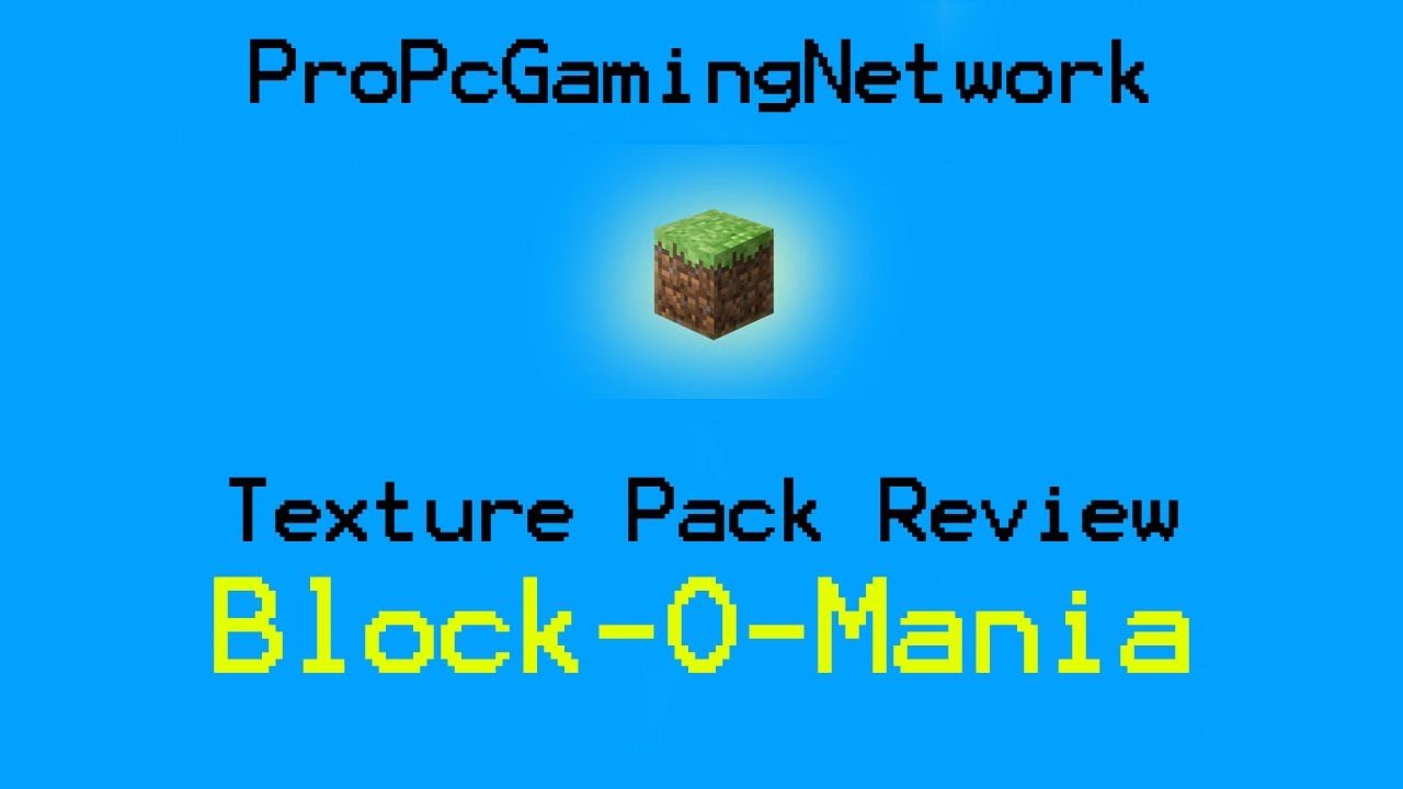 Minecraft Texture Pack Review part 09 - Block-O-Mania-Craft - YouTube