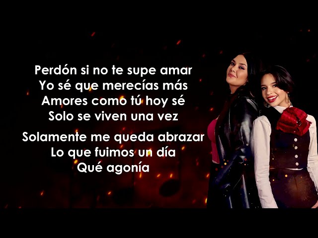 Yuridia, Angela Aguilar - Qué Agonía (Letra/Lyrics) class=